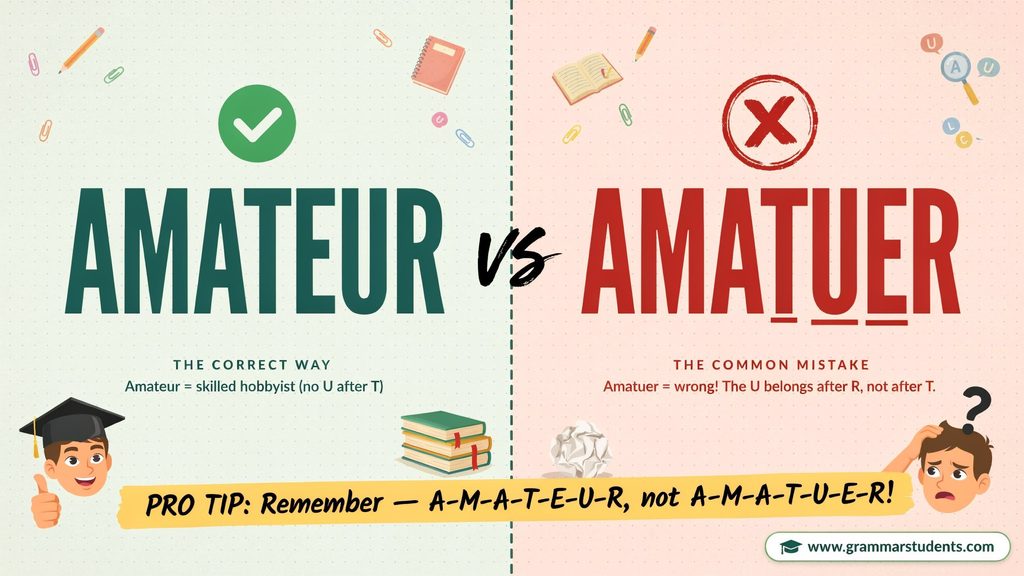 Amateur vs Amateurish