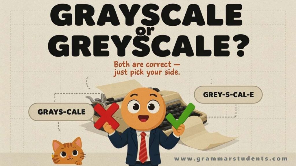 Grayscale or Greyscale Which Is Correct