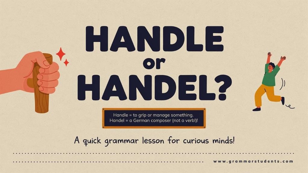 Common Mistakes With Handle and Handel