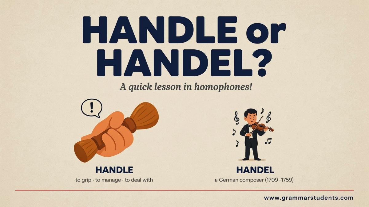 Handle as a Verb