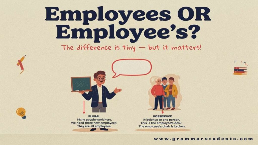 Employees or Employee’s Which One Is Correct