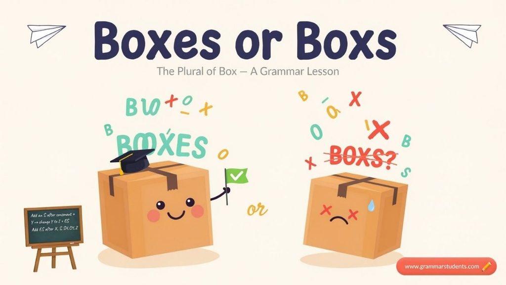 One Box or One Boxes?