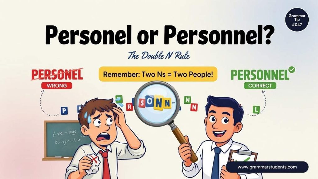 Personal or Personnel