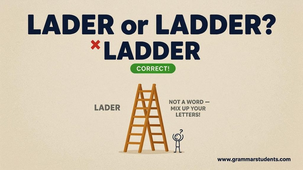 Ladder Meaning and Definition