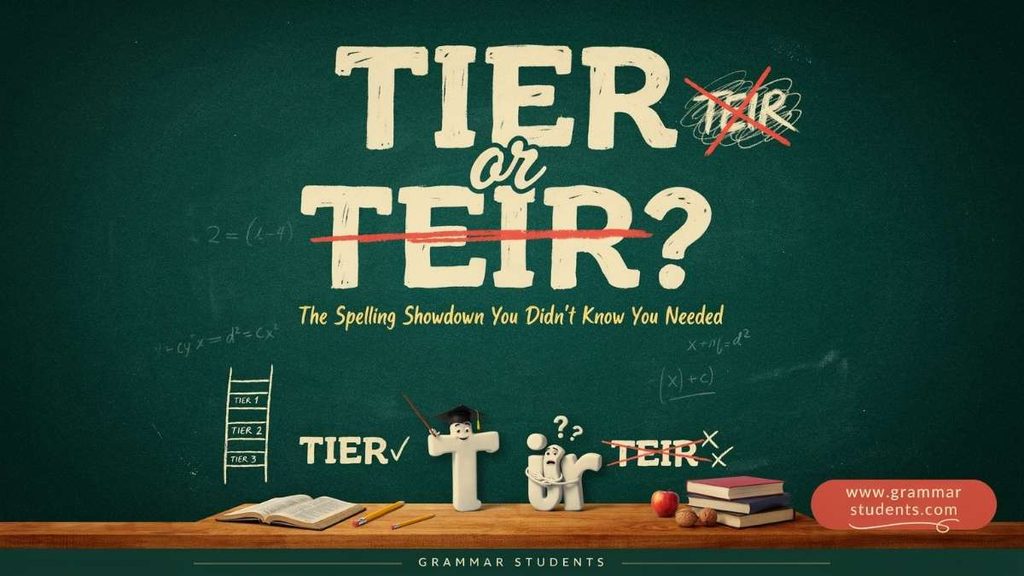 Tier in Professional and Academic Writing