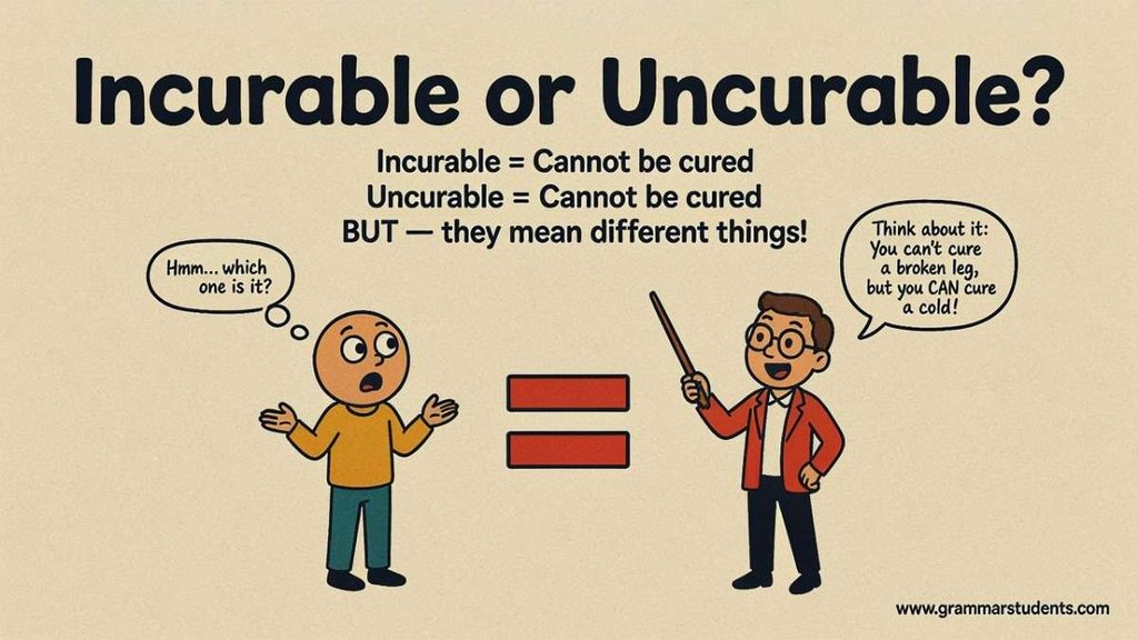 Incurable Definition