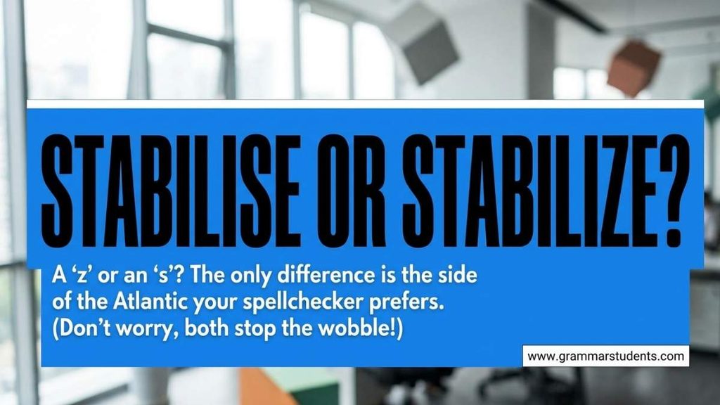 When Should You Use Stabilize?